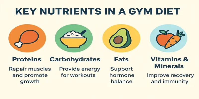 Key Nutrients in a Gym Diet